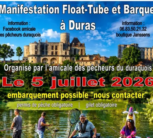 Manifestation Float-tube et Barque à Duras