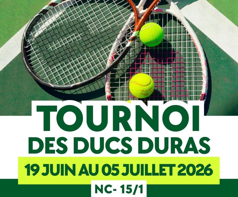 Tournoi de Tennis au club de Duras