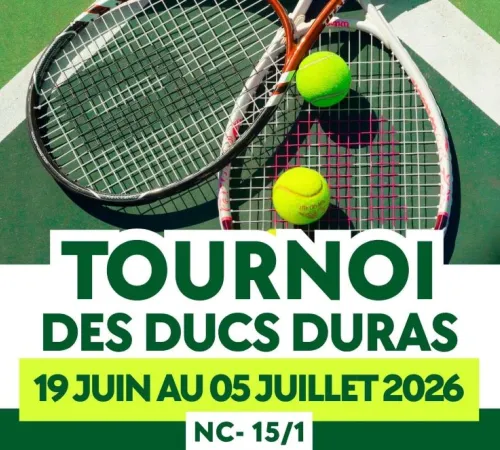 Tournoi de Tennis au club de Duras
