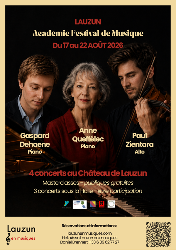 Académie - Festival d ... - Crédit: ©lauzun_en_musiques | CC BY-NC-ND 4.0