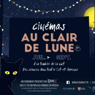 Soirée cinéma au clair de lune