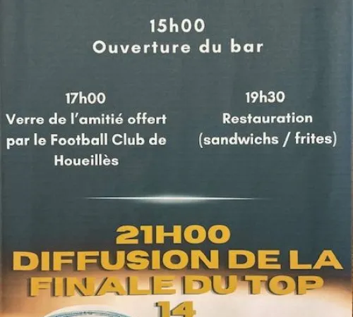 Diffusion de la finale du Top 14