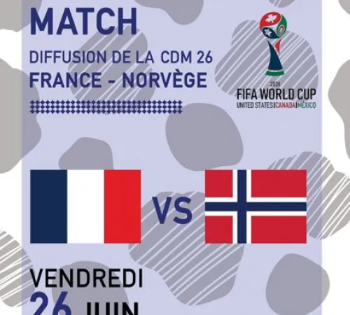 Match de la coupe du monde FRANCE NORVEGE