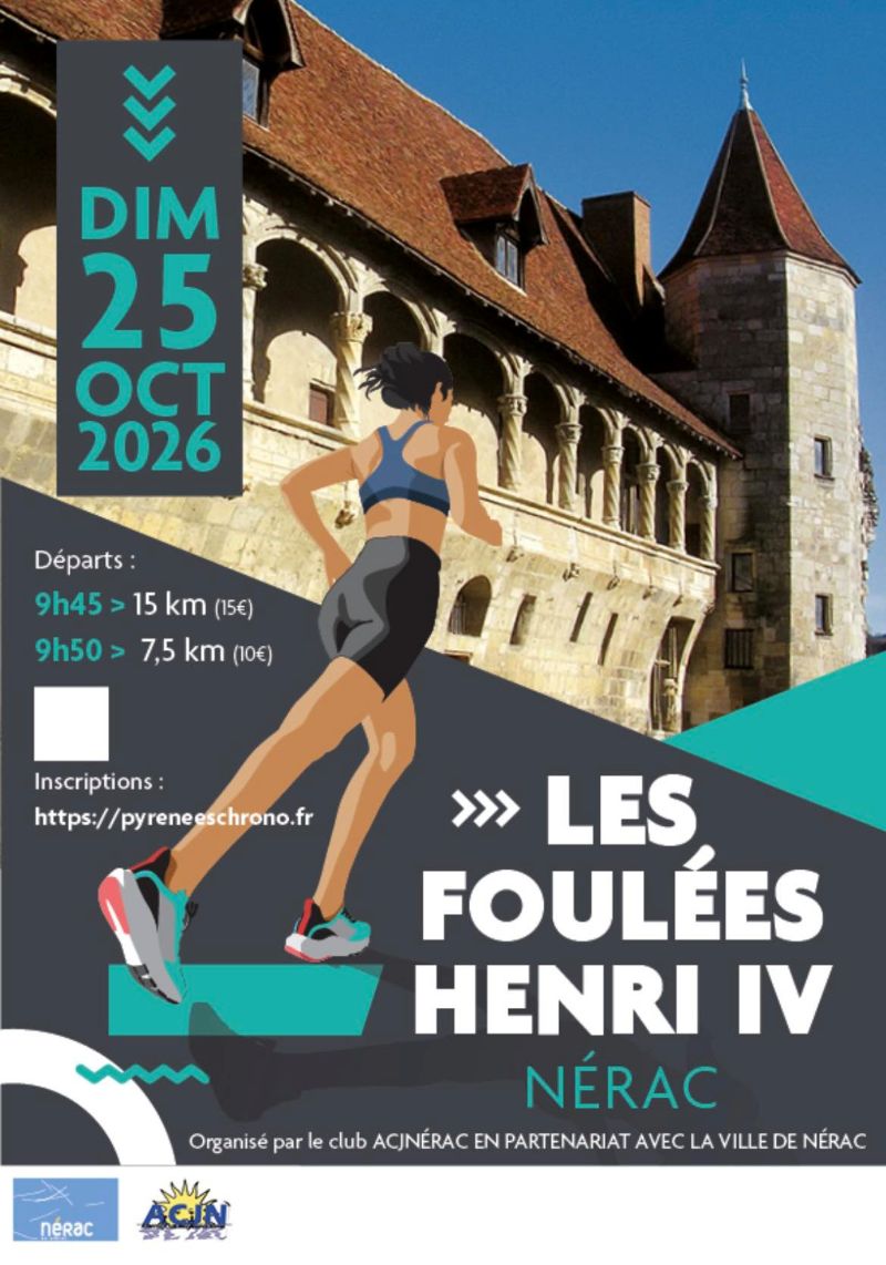 Les Foulées Henri IV - Crédit: Mairie de Nérac | CC BY-NC-ND 4.0