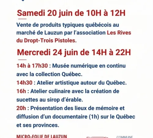Micro-Folie : Journée du Québec