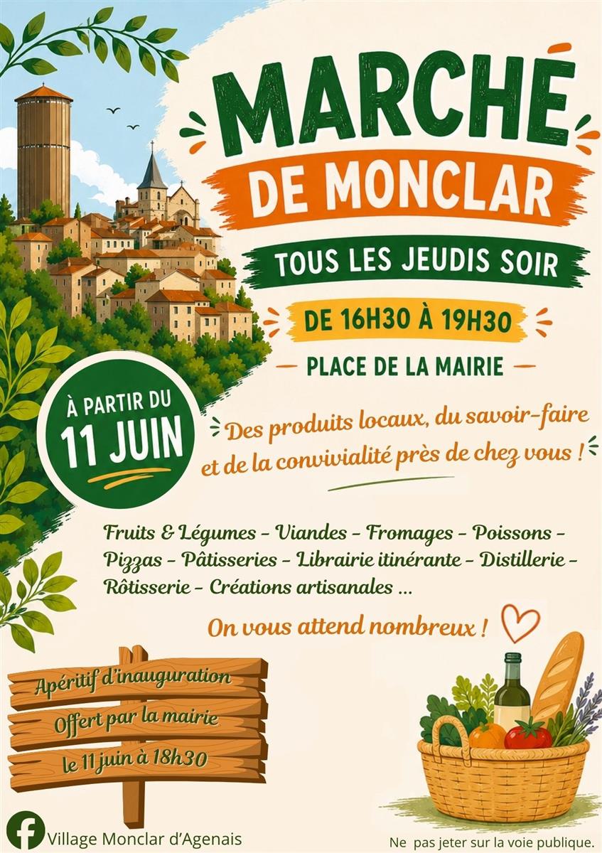 Marché - Crédit: Mairie de Monclar | CC BY-NC-ND 4.0