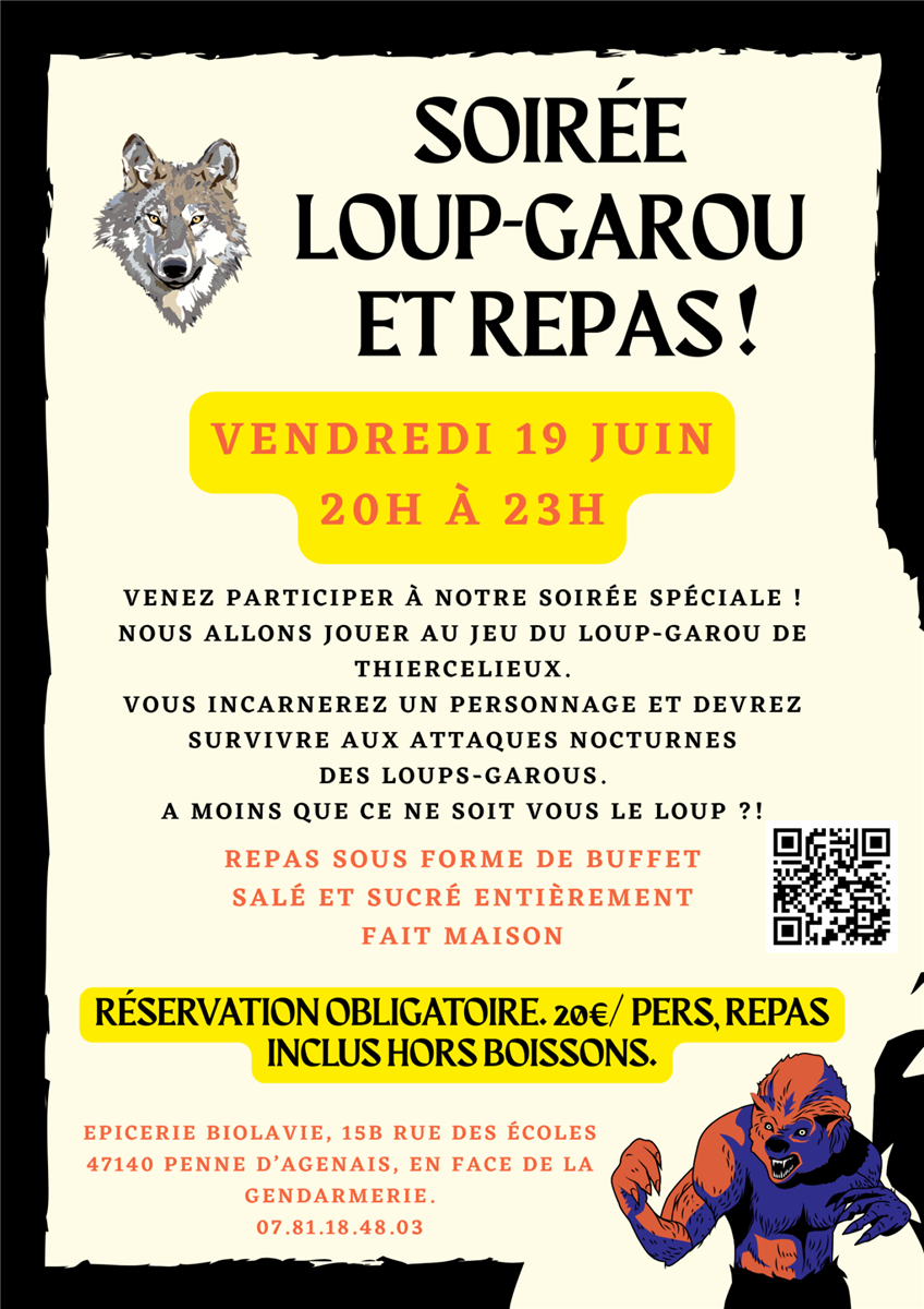 Soirée Loup-Garou