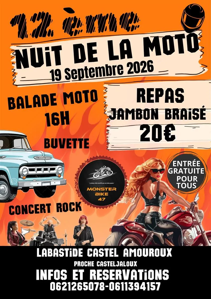 12° nuit de la moto - Crédit: Monster Bike 47 | CC BY-NC-ND 4.0