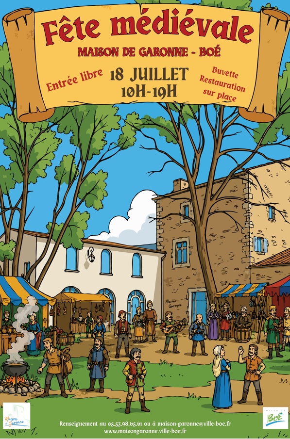 Fête médiévale - Crédit: Maison de Garonne | CC BY-NC-ND 4.0