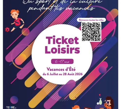 Ticket Loisirs Vacances d'Été 2026
