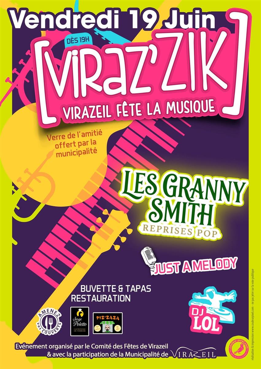 Fête de la musique avec Les Viraz'Zik