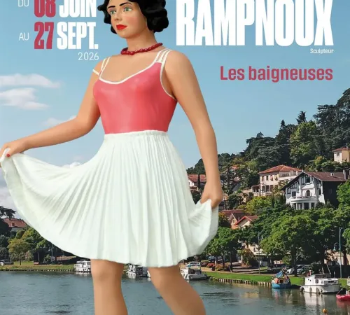 Expoistion en plein air : Les Baigneuses