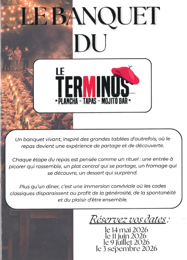 Le banquet du Terminus - Crédit: Le Terminus | CC BY-NC-ND 4.0