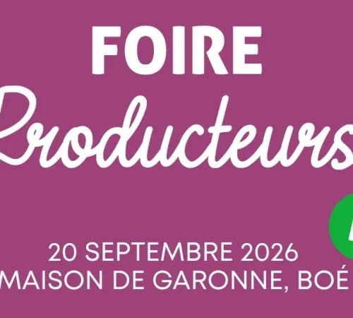 Foire des producteurs bio du Lot et Garonne