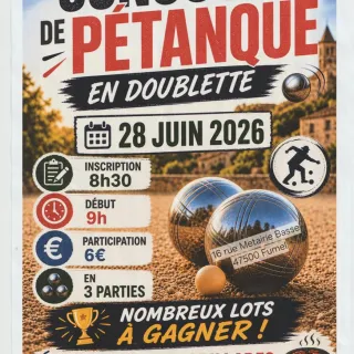 Concours de pétanque