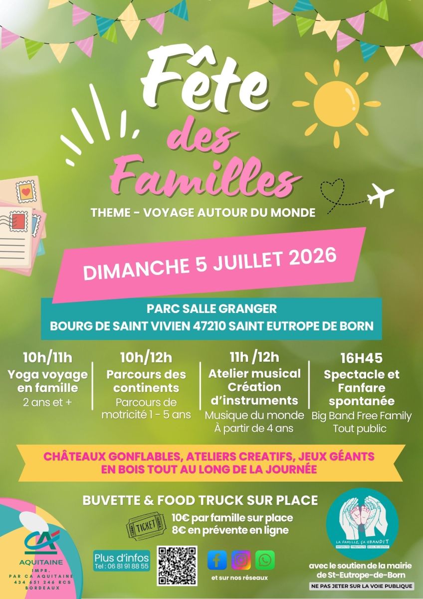La famille ça grandit vous invite à sa Fête de ...