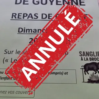 ANNULÉ - Repas de chasse : sanglier à la broche