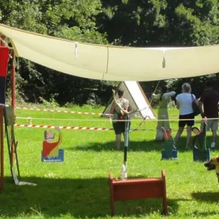 Jeux médiévaux au pied du château