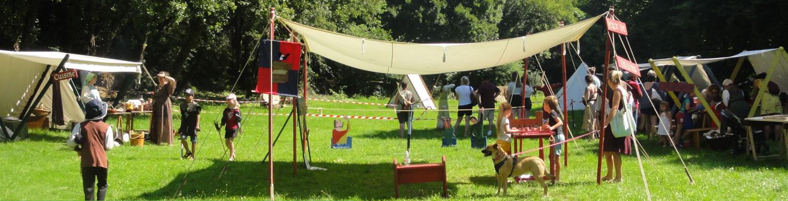 Jeux médiévaux au pied du château