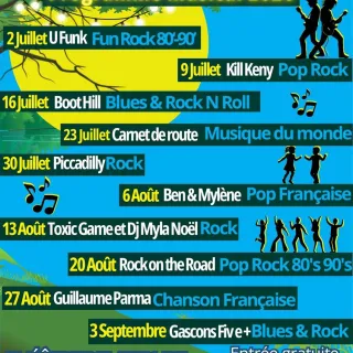 JEUDînes en Musique de Garonne 2026