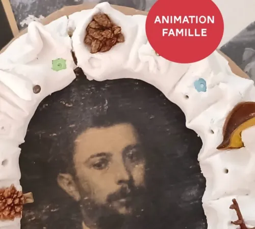 Animation Famille au Musée Marzelles : Création de portrait miniature