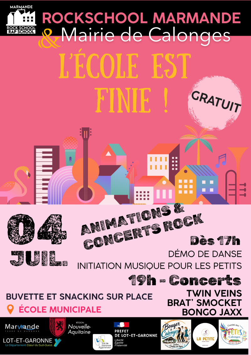 Summer Tour ROCKSCHOOL - L'école est finie !