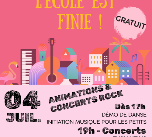 Summer Tour ROCKSCHOOL - L'école est finie !