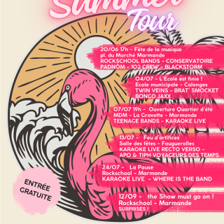 Summer Tour ROCKSCHOOL - Ouverture Quartier d'été