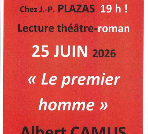 Lecture théâtre-roman : Le premier homme