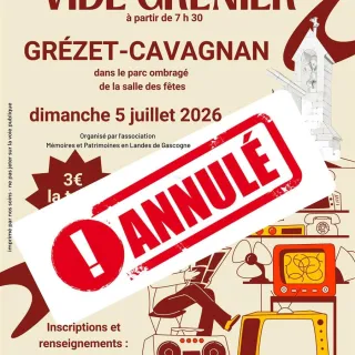 Vide grenier - ANNULÉ