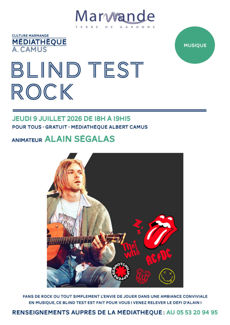 Blind Test Rock à la médiathèque