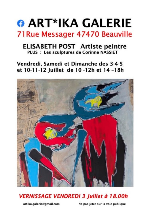 Exposition des oeuvres de Elisabeth POST et Co ...