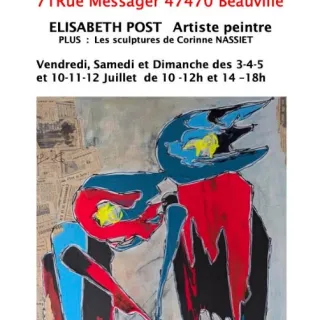 Exposition des oeuvres de Elisabeth POST et Corinne Nassiet