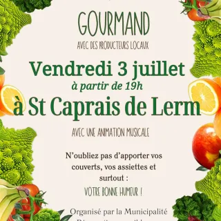 MARCHÉ GOURMAND ST CAPRAIS DE LERM