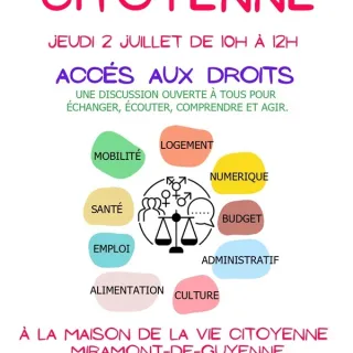 Causerie citoyenne : Accès aux droits