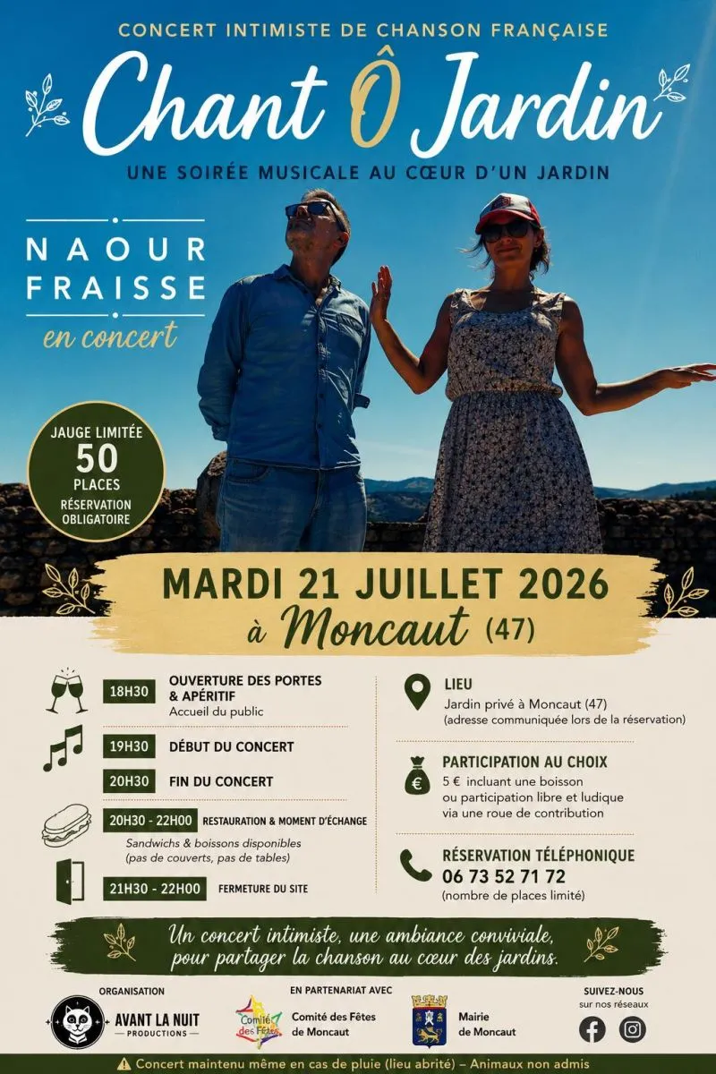 Chant ô Jardin