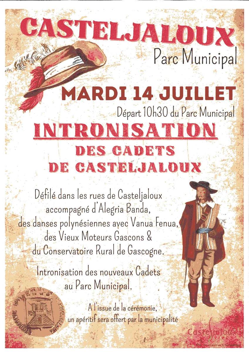 Intronisations des Cadets de Casteljaloux