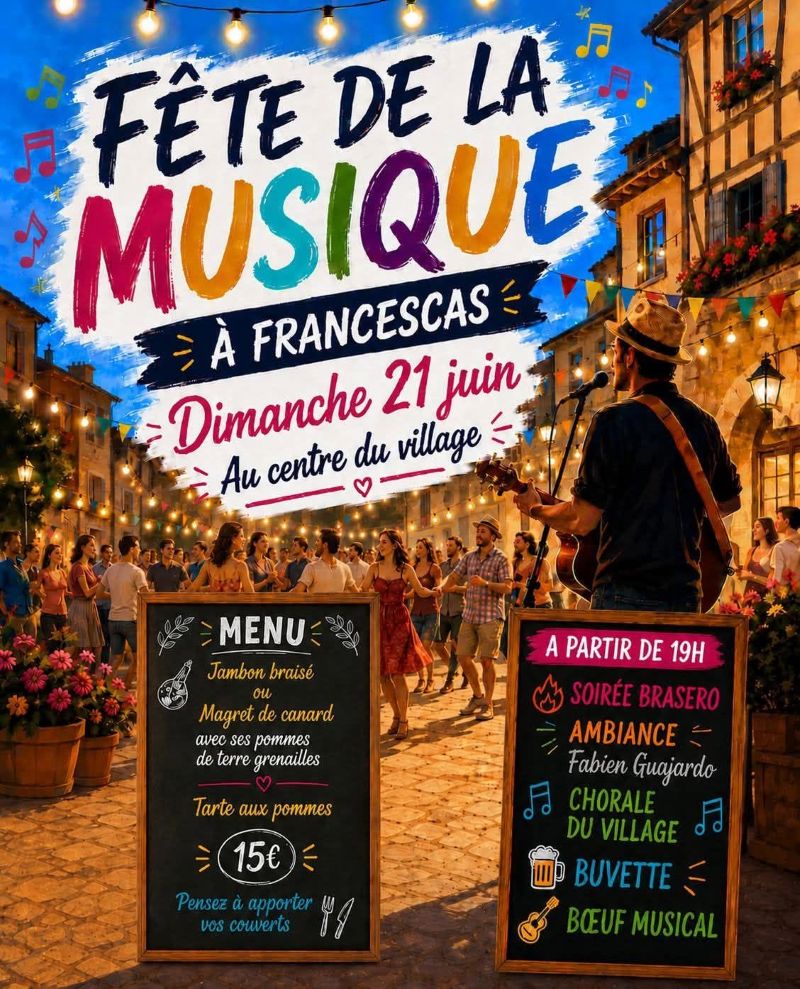 Fête de la musique à francescas