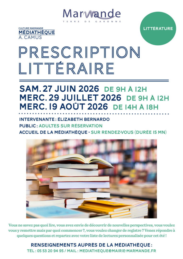 Presscription littéra ... - Crédit: Médiathèque Albert Camus | CC BY-NC-ND 4.0