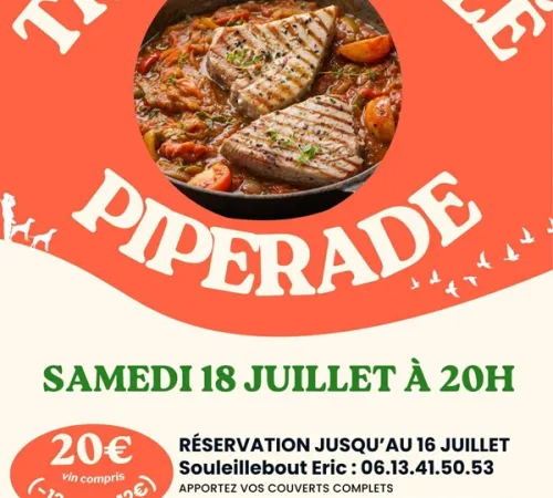 Soirée Thon grillé piperade