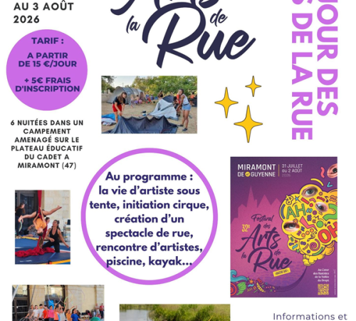 Séjour Art de la Rue