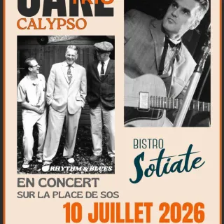 Concert Jake Calypso trio au Bistrot Sotiate