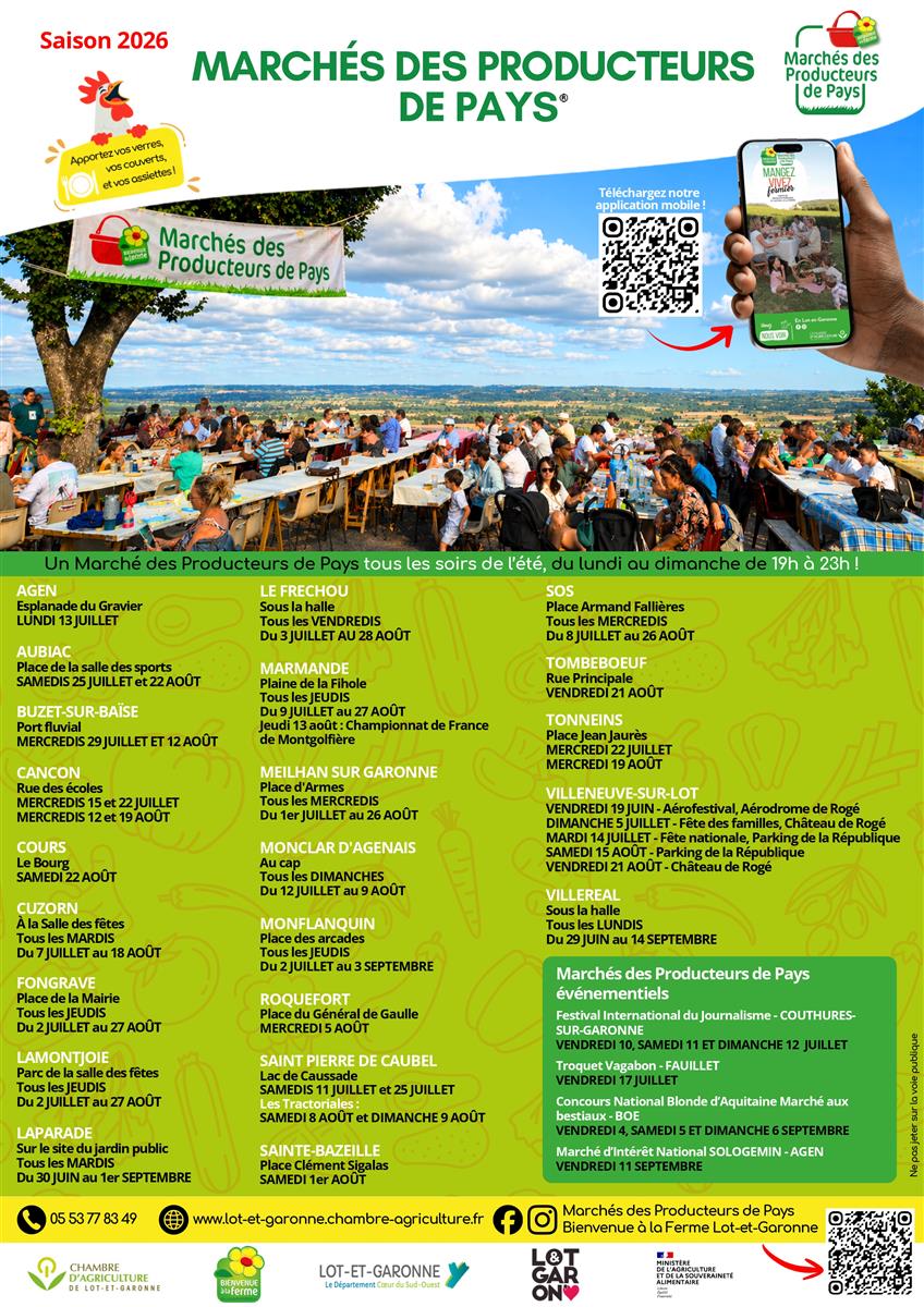 Marché de Producteurs ... - Crédit: Chambre de l'agriculture | CC BY-NC-ND 4.0