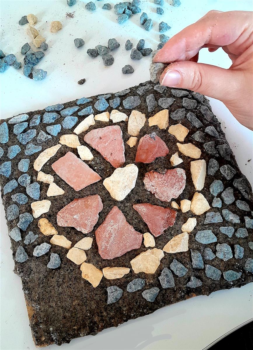 Mosaïque de cailloux - Crédit: PAH | CC BY-NC-ND 4.0