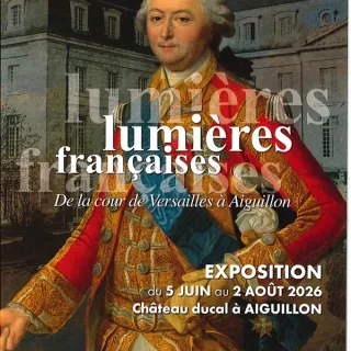 Visite guidée - Jeudi 9 juillet à 17h30: Exposition "Lumières Françaises : de la cour de Versailles à Aiguillon"