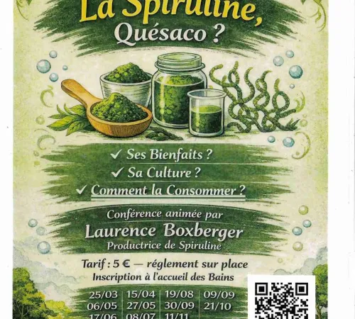 Conférence sur la spiruline
