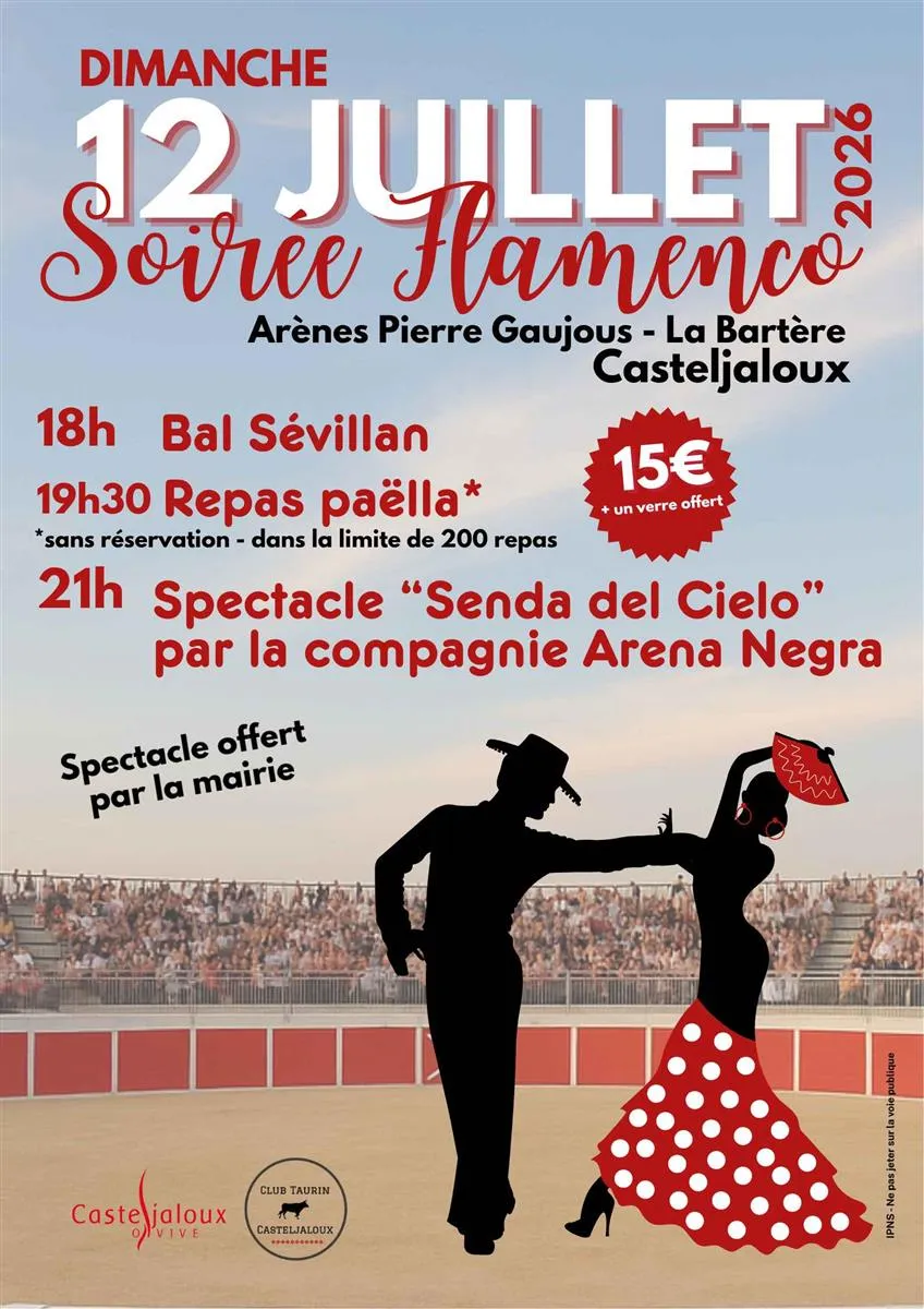 Soirée flamenco - Crédit: Mairie de Casteljaloux | CC BY-NC-ND 4.0