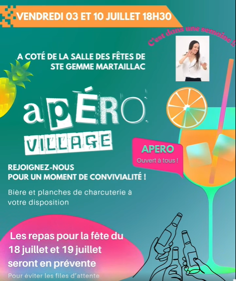 Apéro village - Crédit: Comité des fêtes | CC BY-NC-ND 4.0