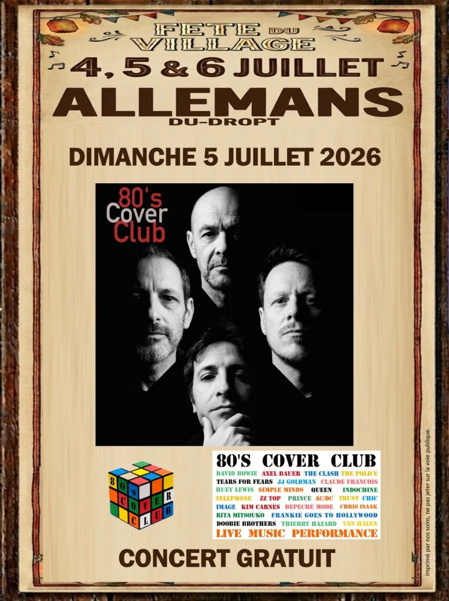 Concert gratuit 80's ...