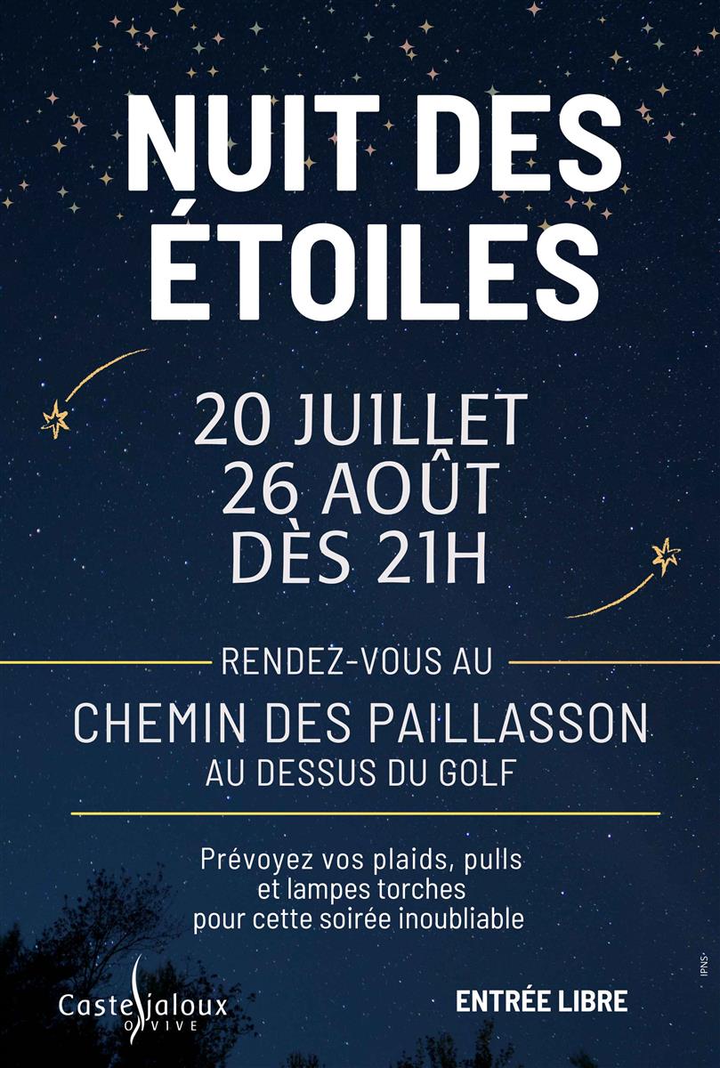Nuit des étoiles - Crédit: Mairie de Casteljaloux | CC BY-NC-ND 4.0